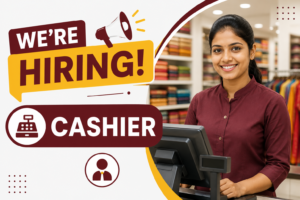 Cashier Job Vacancy in Tiruchengode – Chellas Hiring