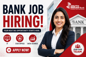 South Indian Bank Recruitment 2026 – IT, CISO Office & Data Science Jobs