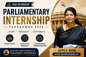 Parliamentary Internship Programme 2026 – Paid Internship Opportunity
