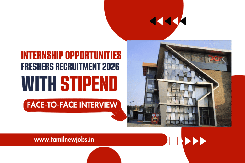 PARK Intelli Solutions Freshers Recruitment 2026 Internship Jobs in Coimbatore